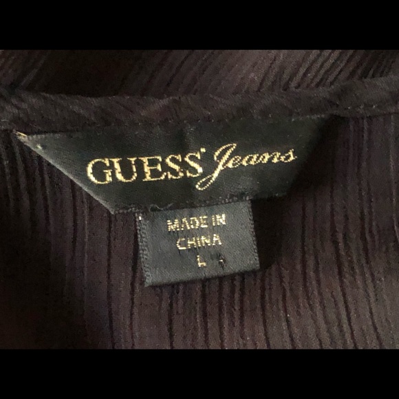 Guess Jeans Sheer Blouse - Picture 6 of 8